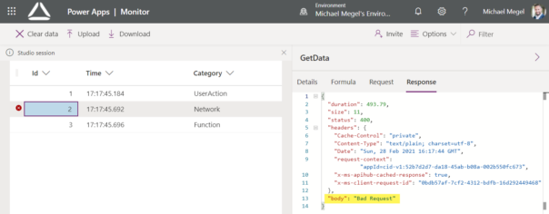 Power Apps - Error Handling for APIs - Never Stop Learning