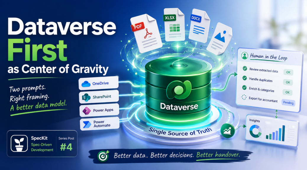 Dataverse First as Center of Gravity