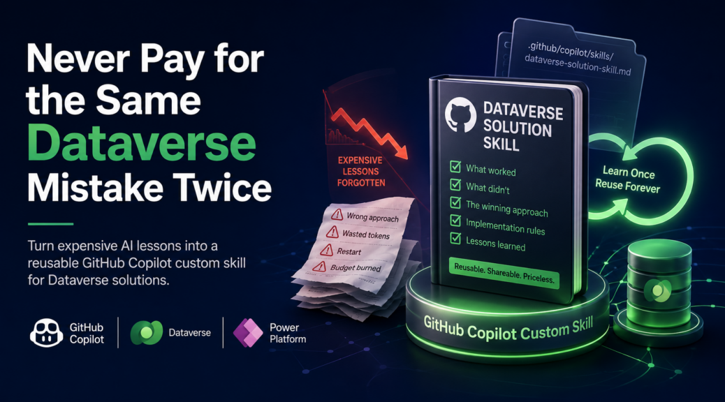 Never Pay for the Same Dataverse Mistake Twice