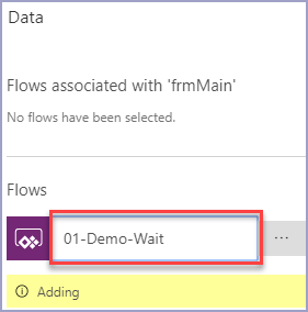 Adding a Power Automate flow to a PowerApp