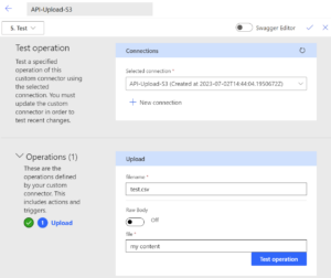 Upload files into AWS S3 Bucket with Power Automate