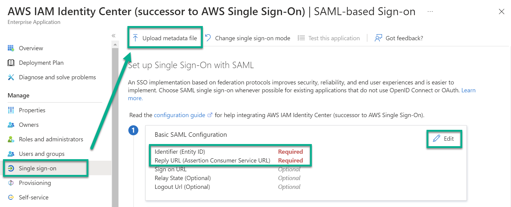 AWS Single Sign-On with Microsoft Entra ID