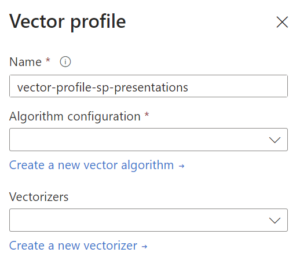 Embedding Vector for Azure AI Search