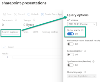 Embedding Vector for Azure AI Search