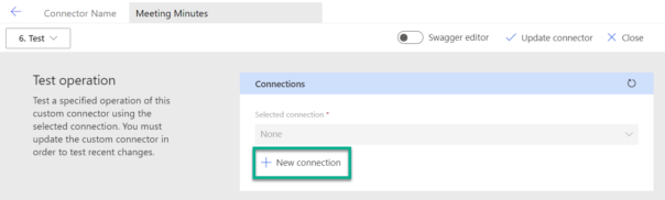Custom Connector for Container Apps with Easy Auth Security