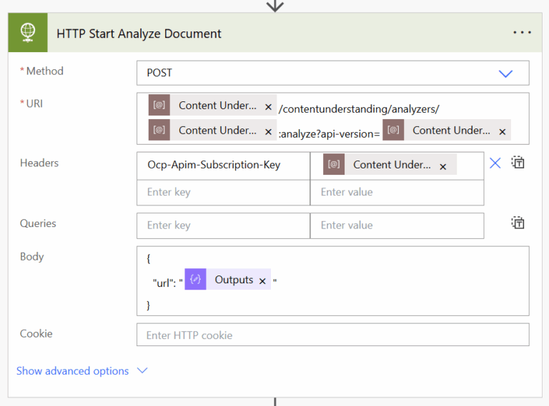 Content Understanding from Power Platform
