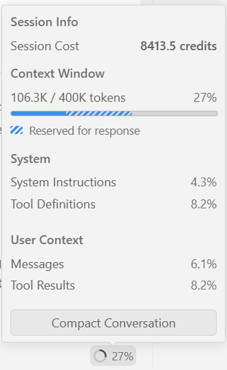 Session cost after spec, plan, and first tasks with GPT-5.6 Sol
